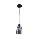 Pendente Cupula De Vidro Fume Preto Para Bancada Zan49 Pendente Cupula De Vidro Fume Preto Para Bancada Zan49