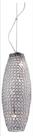 Pendente De Cristal Transparente 4 Lamp.g9 - Chandelie