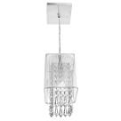 Pendente De Cupula Quadrado Clearfio Cristal Acrílico Branco Pendente De Cupula Quadrado Clearfio Cristal Acrílico Branco