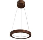 Pendente de Madeira Sirius LED 6000K Acrílico 40 cm Imbuia