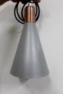 Pendente de teto em alumínio para sala /cozinha/balcão Cone fugi