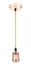 Pendente Deco Vintage Retrô Soquete E27 6cm X 100cm Pendente Deco Vintage Retrô Soquete E27 6cm X 100cm