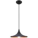 Pendente Decor Luminária Hong Kong Alumínio Preto/Cobre G Pendente Decor Luminária Hong Kong Alumínio Preto/Cobre G
