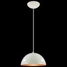 Pendente Decor Luminária Mexicano Alumínio Branco/Cobre M Pendente Decor Luminária Mexicano Alumínio Branco/Cobre M