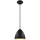 Pendente Decor Luminária Venus Alumínio Preto/Cobre