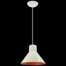 Pendente Decor Luminária Véria Alumínio Branco/Cobre Pendente Decor Luminária Véria Alumínio Branco/Cobre