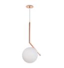 Pendente Decorativo Curve 66CM Metal/Vidro Cobre 1L Old Artisan PD-5200-COB