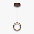 Pendente Decorativo em LED 6W 3000K em Metal Marrom Sindora DCD01601