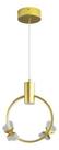 Pendente Delicado Papilio Borboleta Idl021prmg Dourado Ouro Fosco Led Lavabo Banheiro Quarto Infantil Jardim 58w 2700k St2715 110v/220v