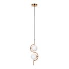 Pendente Deuce Dourado e Branco 2X G9 Bivolt - Studioluce - PD1347BR Pendente Deuce Dourado e Branco 2X G9 Bivolt - Studioluce - PD1347BR
