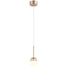 Pendente Dourado 8cm Led 6W 3000K Bivolt