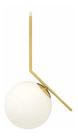 Pendente dourado com globo