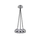 Pendente Drip Cromado 26cm 3 Lâmpadas Mesa Bancada Aparador