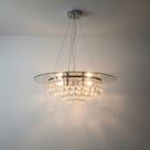 Pendente Drop 6 Lamp. G9 kin light - Vidro/cristal