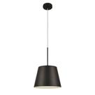 Pendente em Aço Preto e Branco 30cm - Bella Iluminação - SE529P