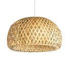 Pendente Em Fibra Natural Bambu Quarto Artesanal Boho Nat53