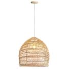 Pendente Em Fibra Natural Rattan Artesanal Boho Mesa Nat71