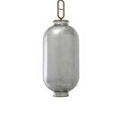 Pendente em Metal com Vidro Metálico Moderno Pendente em Metal com Vidro Metálico Moderno