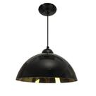Pendente Esfera 30cm Preto/Ouro - Caisma - 3702-PT/OU Pendente Esfera 30cm Preto/Ouro - Caisma - 3702-PT/OU