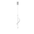 Pendente Espiral Metal Branco 42cm LED 14W 3 em 1 Bivolt