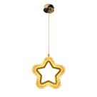 Pendente Estrela Vazada De Acrílico LED 3200K 9W Cabo 2M XK001 Pendente Estrela Vazada De Acrílico LED 3200K 9W Cabo 2M XK001