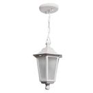 Pendente Externo Grega Sextavado Branco Dital