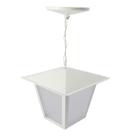 Pendente Externo Quadrado L-4-C Branco Ideal