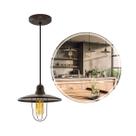 Pendente Factory Marrom Corten p 1xE27 AE36 Biancoluce ST3060 Pendente Factory Marrom Corten p 1xE27 AE36 Biancoluce ST3060