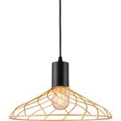 Pendente Faial 3 Mbk+sgd Kala Preto E Dourado Em Ferro D340 H195 Pendente Faial 3 Mbk+sgd Kala Preto E Dourado Em Ferro D340 H195