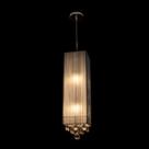 Pendente Fio Seda e Cristal Bella Prata 2xe27 Hu2189s ST356 Pendente Fio Seda e Cristal Bella Prata 2xe27 Hu2189s ST356