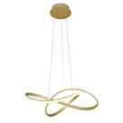 Pendente Fluire 432 Led 0,2W Dourado Bella Sb001