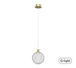 Pendente G-light Sopro Led 7w 3000k Dourado Escov