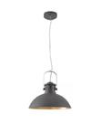 Pendente Gaspar 36cm 1 Lamp. E27 - Grafite - Opus