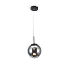 Pendente Glass Lune Fumê 20cm Led 5W 3000K Bivolt