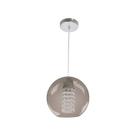 Pendente Globe Acrílico Fumê com Pingente 30cm 1E27 Bivolt Bronzearte Pendente Globe Acrílico Fumê com Pingente 30cm 1E27 Bivolt Bronzearte