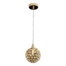 Pendente Globinho de Cristal 12cm Com Lâmp. LED