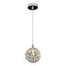 Pendente Globinho de Cristal 12cm Quarto Cabeceira de Cama