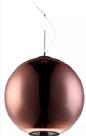 Pendente Globo De Vidro Bronze 25cm 1 Lamp. E27 - Chandelie