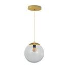 Pendente Globo Esfera de Vidro Cristal 20cm - OURO Pendente Globo Esfera de Vidro Cristal 20cm - OURO