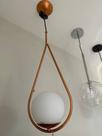 Pendente Gota Cobre fosco com globo leitoso 55x22x17cm cod 779/1 - Spotline Pendente Gota Cobre fosco com globo leitoso 55x22x17cm cod 779/1 - Spotline