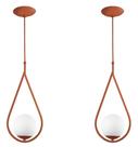 Pendente gota cobre ono 15x23x55 cm globo 15 cm 1e27 cod.779/1 - spotline Pendente gota cobre ono 15x23x55 cm globo 15 cm 1e27 cod.779/1 - spotline