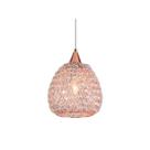 Pendente Gothics Cristal e Metal Cobre Ø18cm 1XE14 - Taschibra - 8538