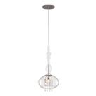 Pendente Guille II Metal Cromado Vidro Cristal K9 Bivolt Orluce