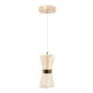 PENDENTE HEZE 8W 3000K - Bronze Brilhante