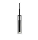 Pendente Hilton tubo preto com vidro transparente 1XGU10 bivolt PD1432PT STUDIOLUCE