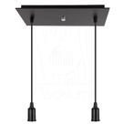 Pendente Industrial Cabo Tecido Duplo CQ Vintage Preto Pendente Industrial Cabo Tecido Duplo CQ Vintage Preto