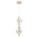 Pendente Infinite Dourado Moderno Bivolt 7W 3 em 1