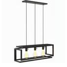 Pendente Infinity Industrial Luminária Teto Triplo Preto SF