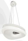 Pendente irregular de acrílico base pintada em branco 127v