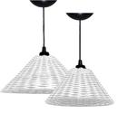 Pendente Junco Chapéu Chines 40cm Branco